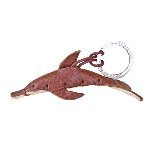 钥匙扣-小海豚 棕色