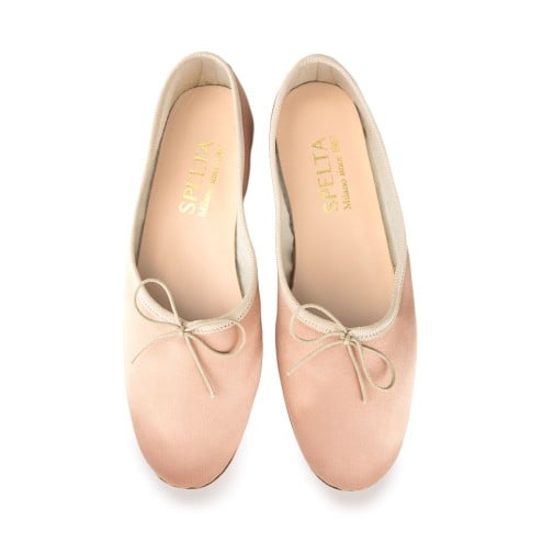 Slippers - Nude Satin