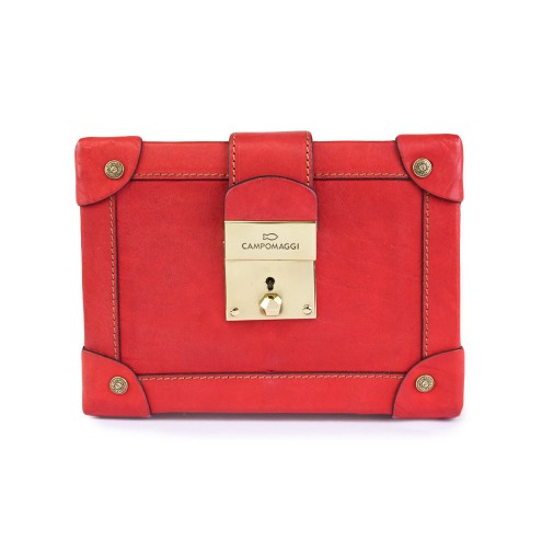 Женская сумочка шкатулка Красный
