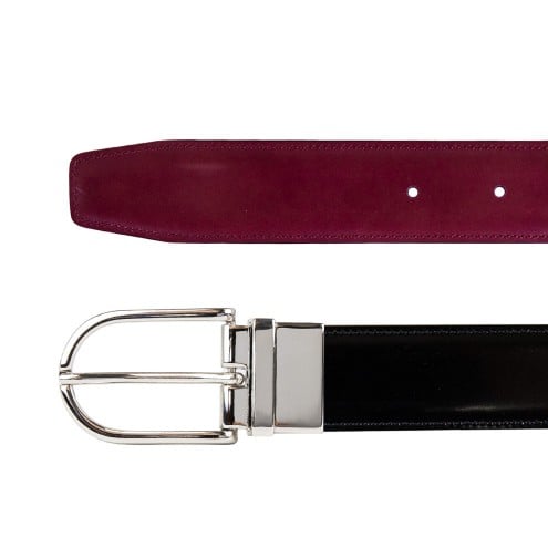 Reversible Belt Mod.09 Bordeaux/Black Patent