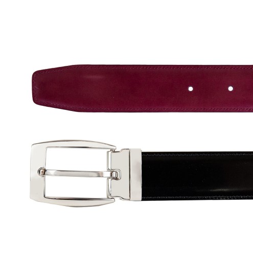 Reversible Belt Mod.10 Bordeaux/Black Patent