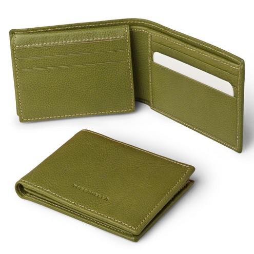 Id Window Wallet Olive Green Toscanella | Pierotucci