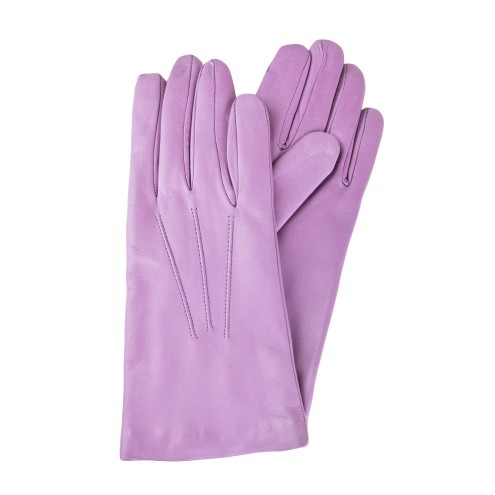 Зимние модные перчатки (шерстяная подкладка) лиловый