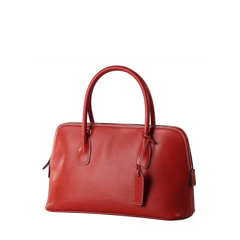 Деловая женская сумка красный