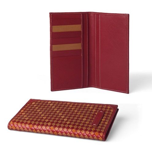 Vertical Wallet Red