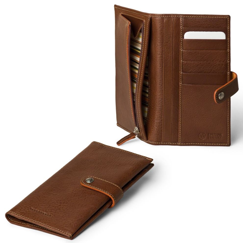 Multi Pocket Wallet Dark brown