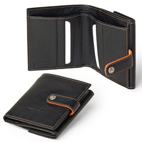Women's Wallet & Coin Purse in Leather Black