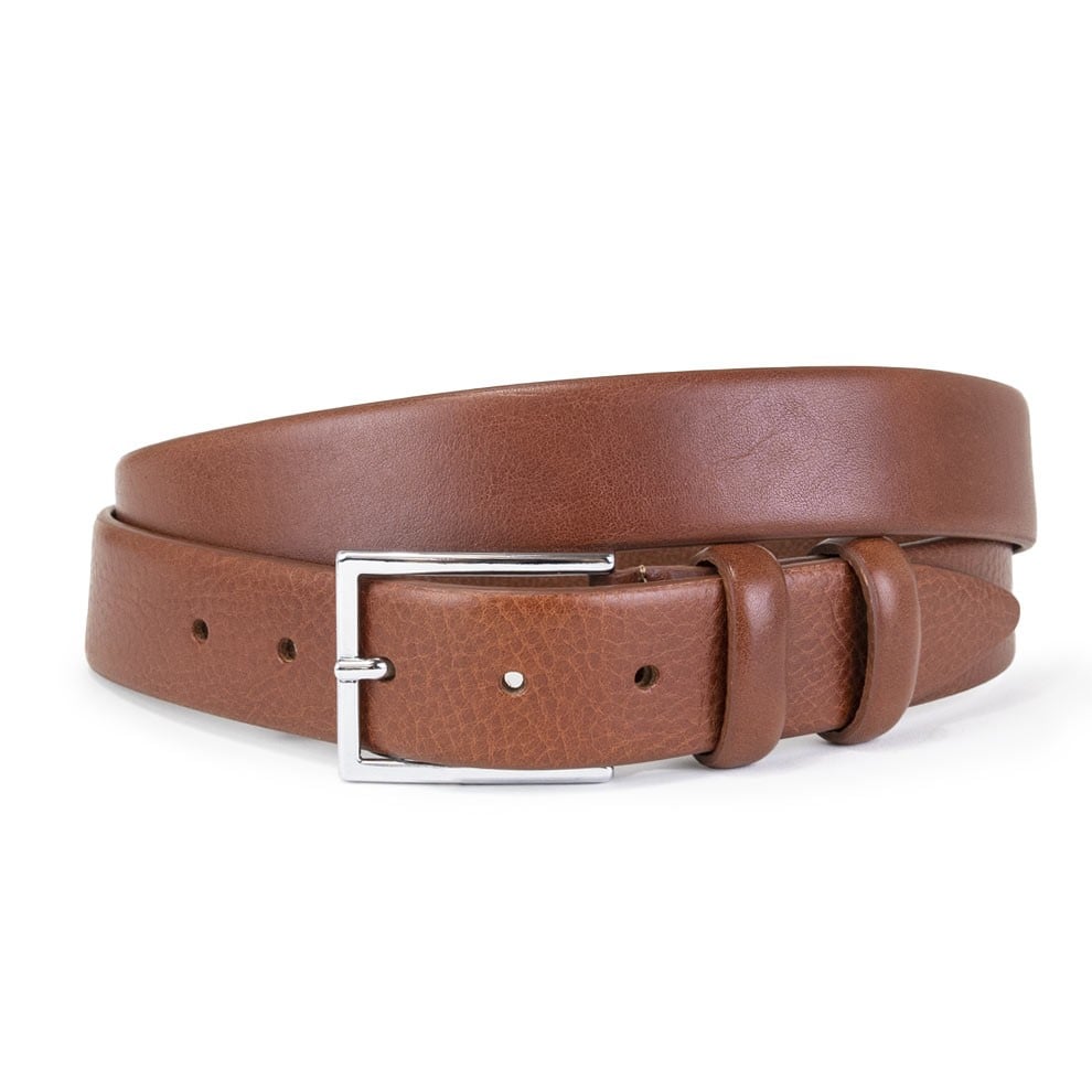 Elegant Italian Leather Belt Brown Pierotucci | Pierotucci