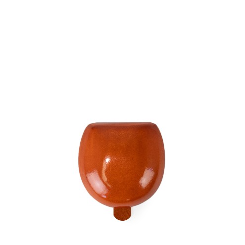 Florentine Tacco Leather Coin Holder Orange