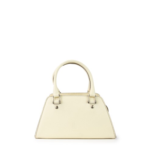 Top Handle Mini Handbag Leather Ivory