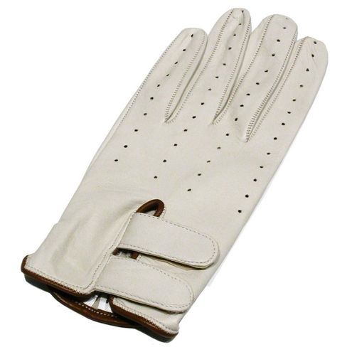 Women's Golf Glove Left Hand in Leather Beige