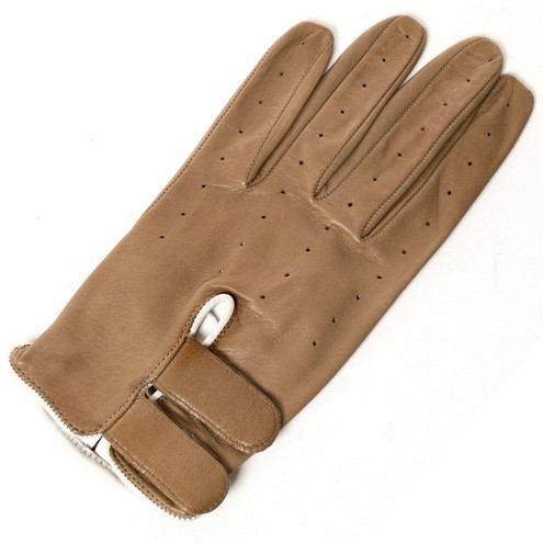 Women's Golf Glove Left Hand in Leather Camel