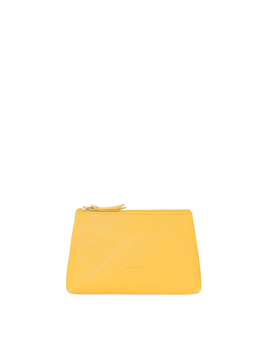 Trapezoid Essentials Clutch Pouch Yellow