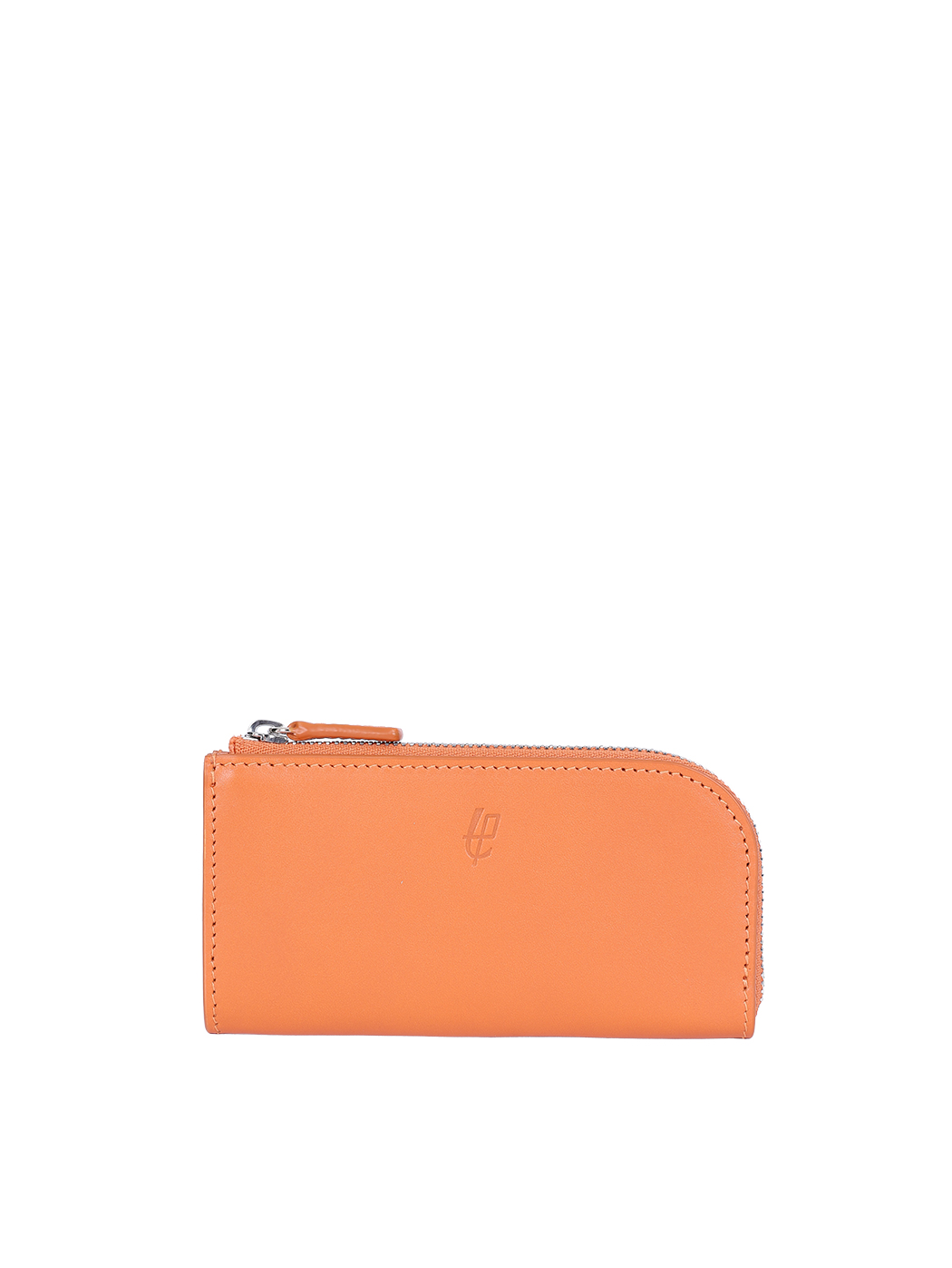 Zip-around Keychain Case Baranil Leather Orange
