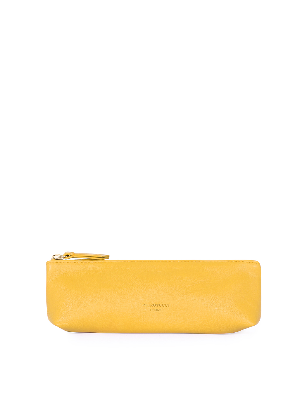 Astuccio portapenne in pelle Giallo