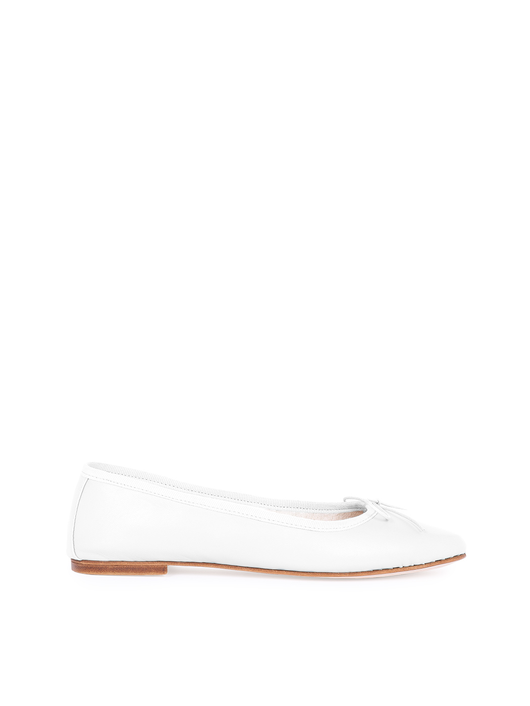Ballerina Shoes - White Nappa 
