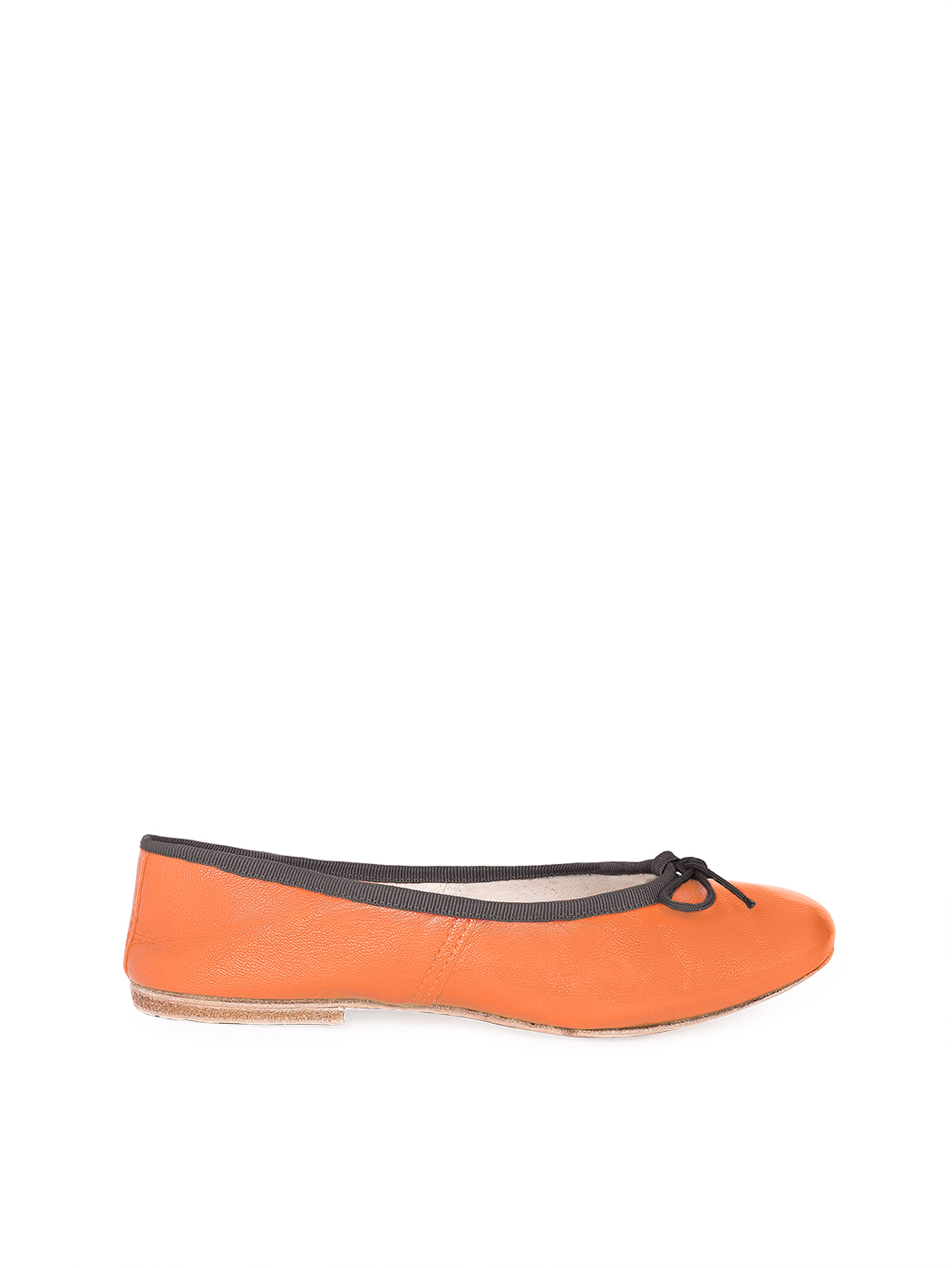 Ballerine DS Arancione Filo Marrone 
