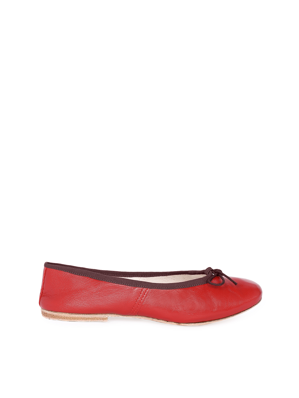 Ballet Flats Red Bordeaux Trim — free download