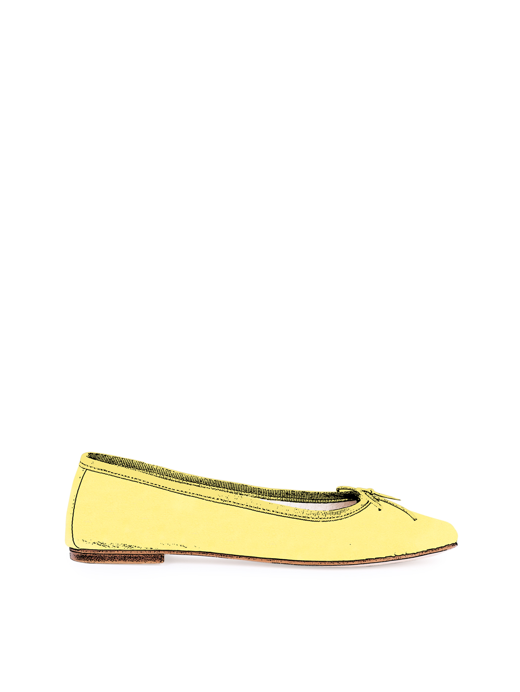 Ballerine Giallo Scamosciato Giallo
