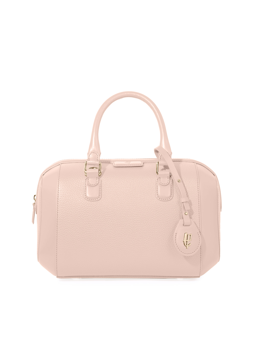 Bauletto con tracolla in pelle Amaranta - Cipria