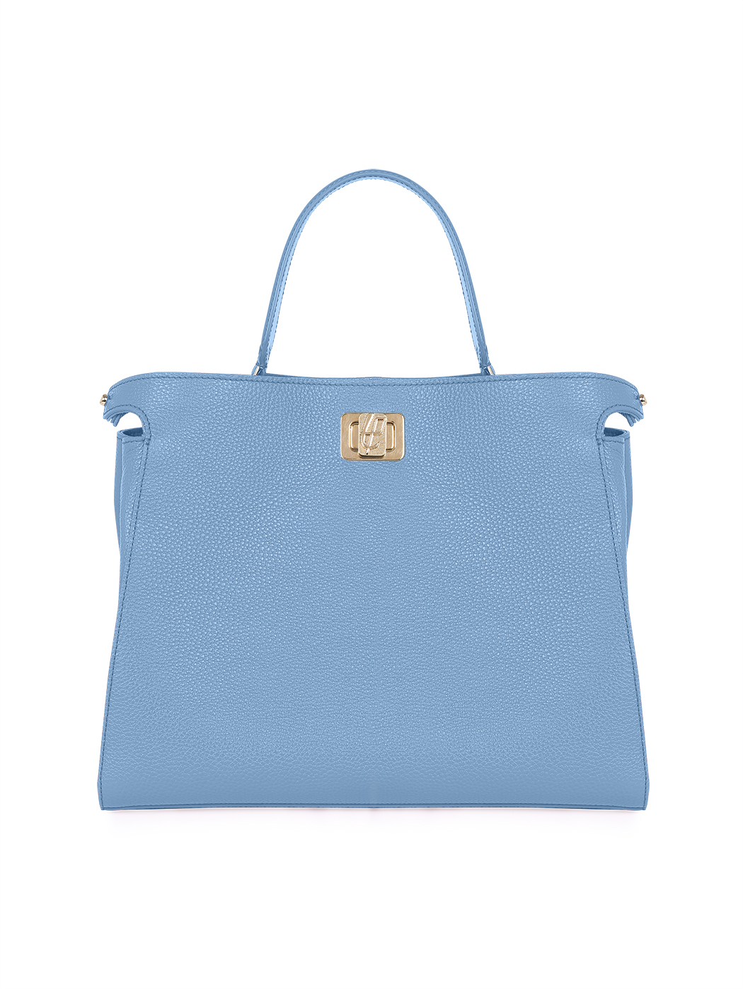 Top Handle Turnlock Handbag Rita Sky Blue
