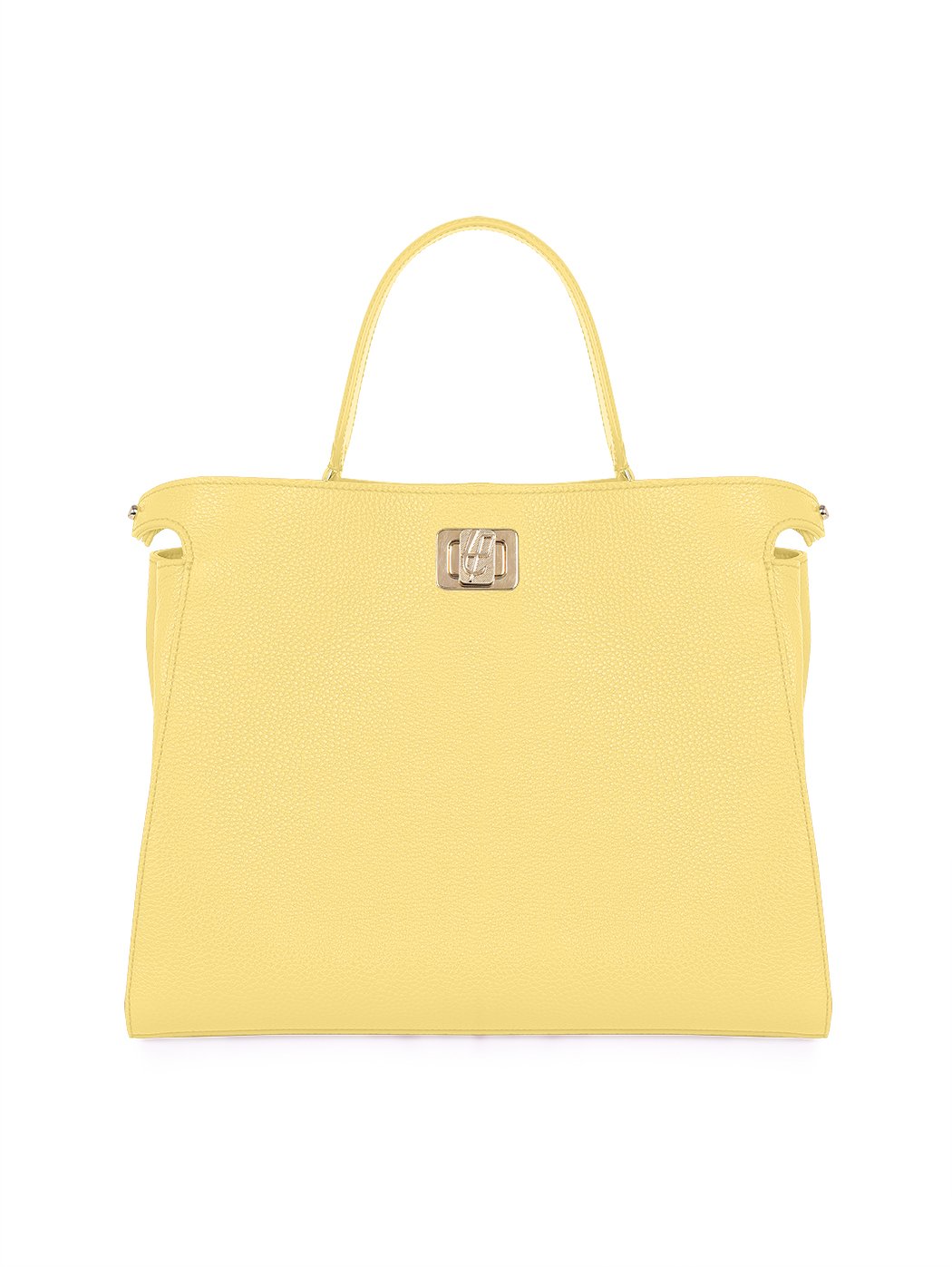 Top Handle Turnlock Handbag Rita Lemon Yellow