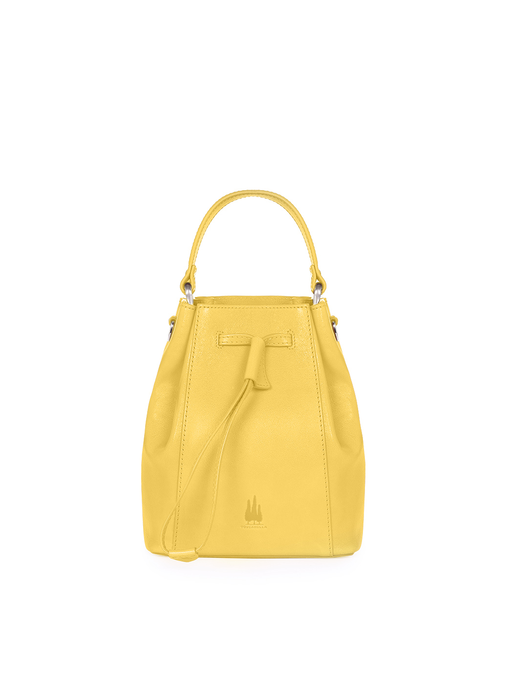 Drawstring Bucket Crossbody Yellow