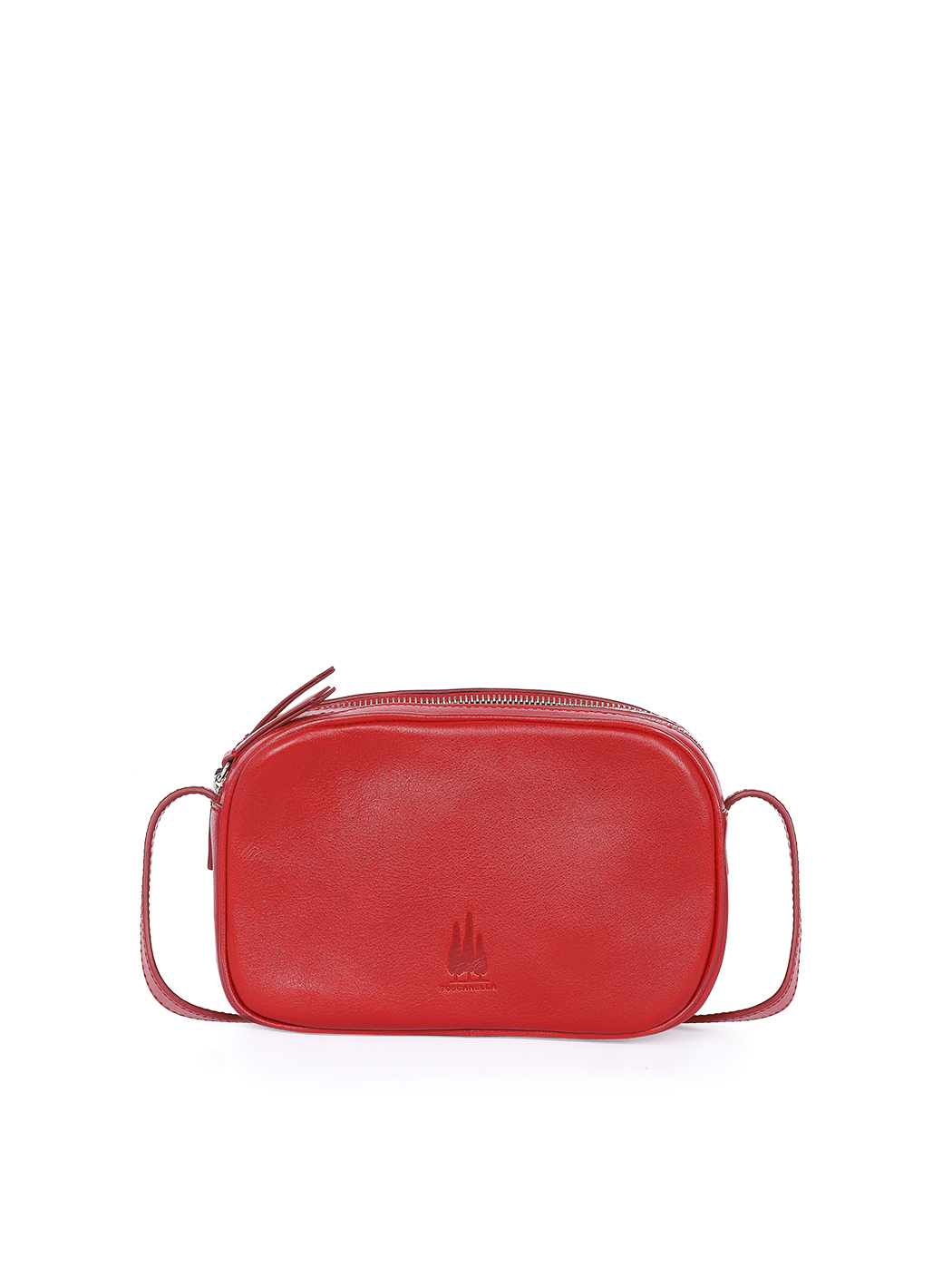 Красная сумка с плечевым ремнем