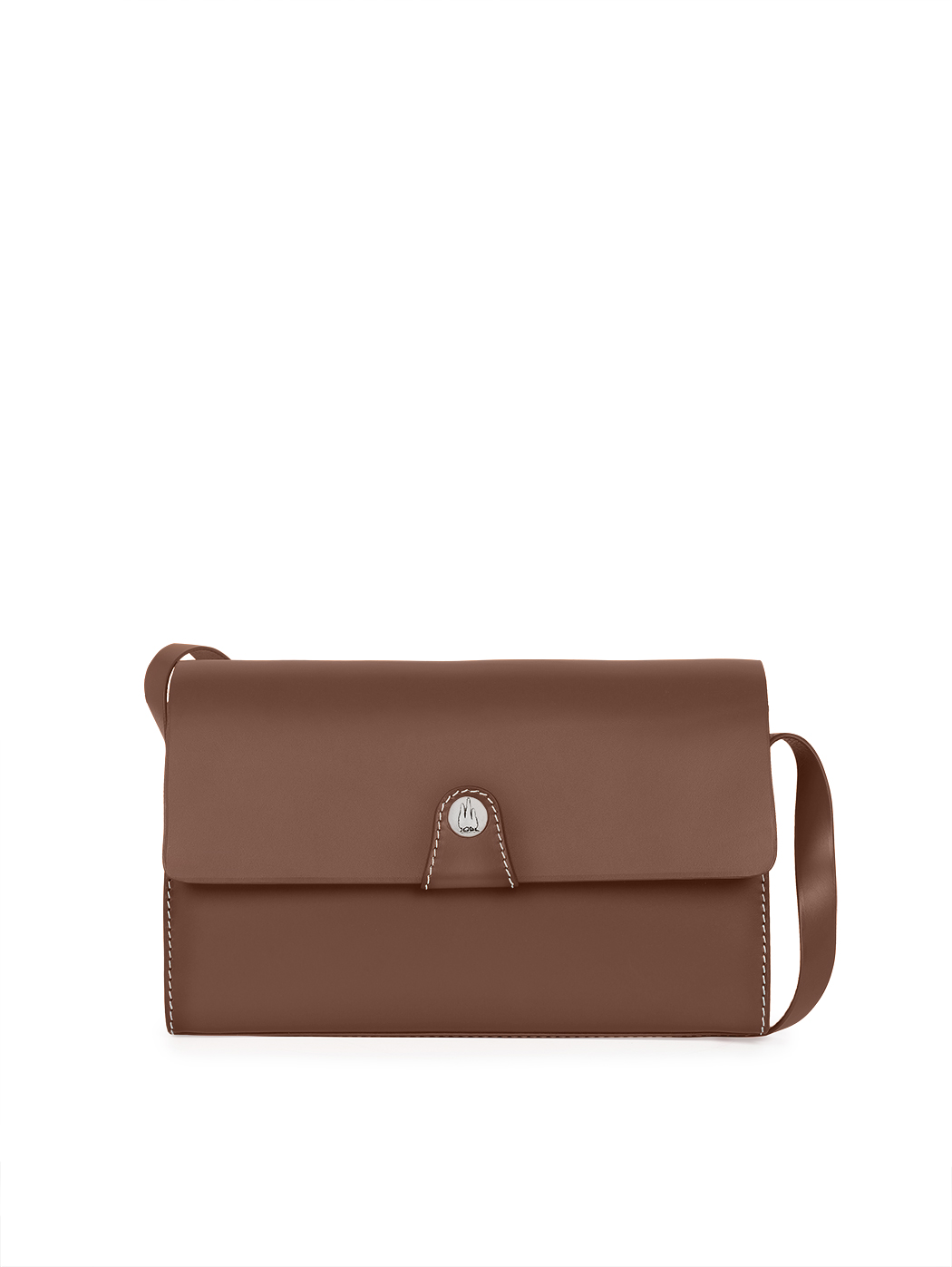 바게트 지갑 숄더백 Dark brown