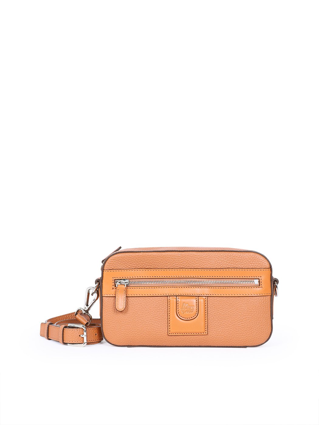Кожаная сумка барсетка клатч коричневого цвета