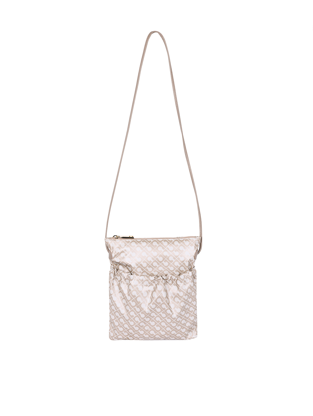 Small Softy Fabric Flat Crossbody Bag Creta