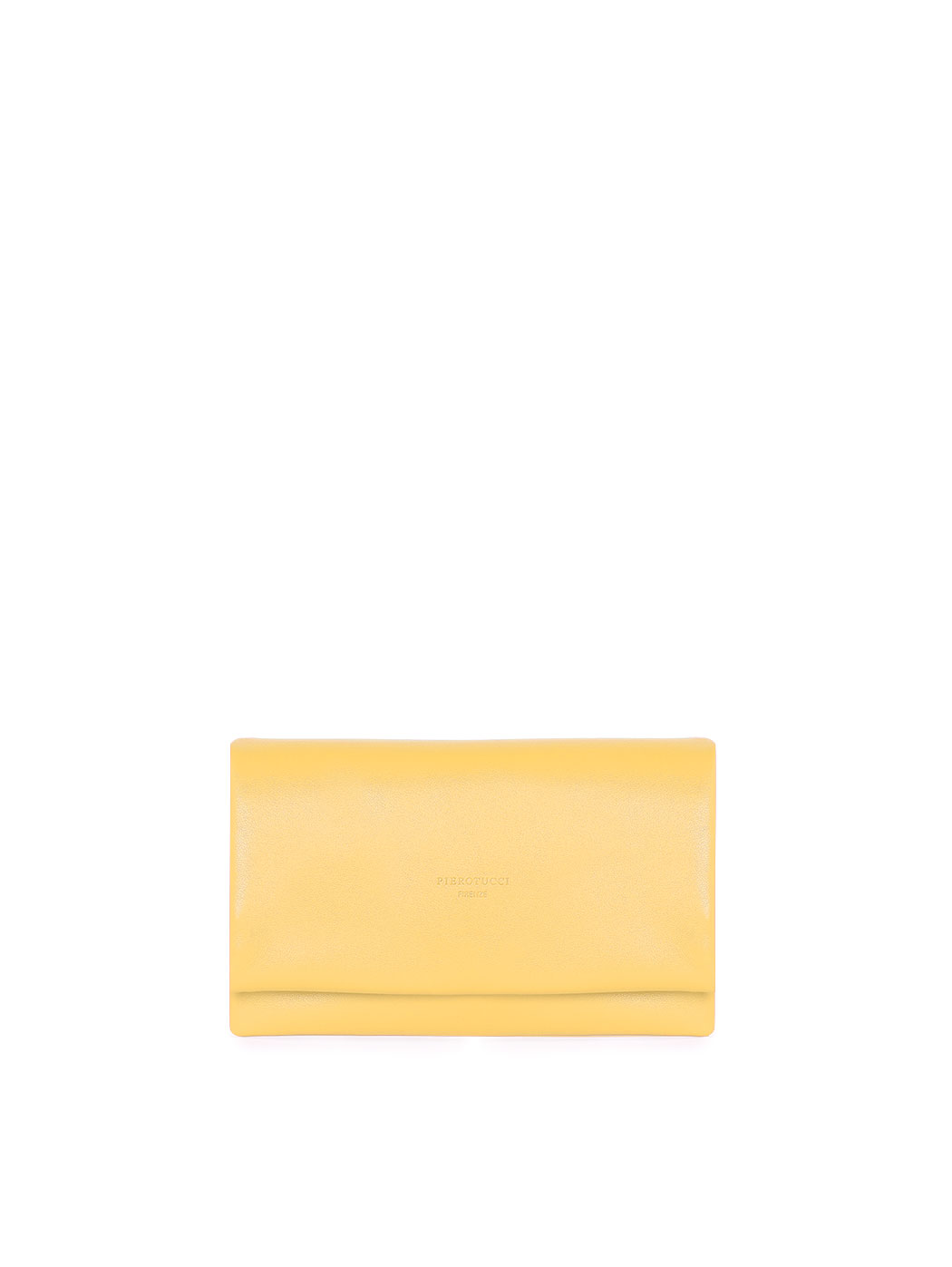 Mini Foldover Clutch Purse Yellow