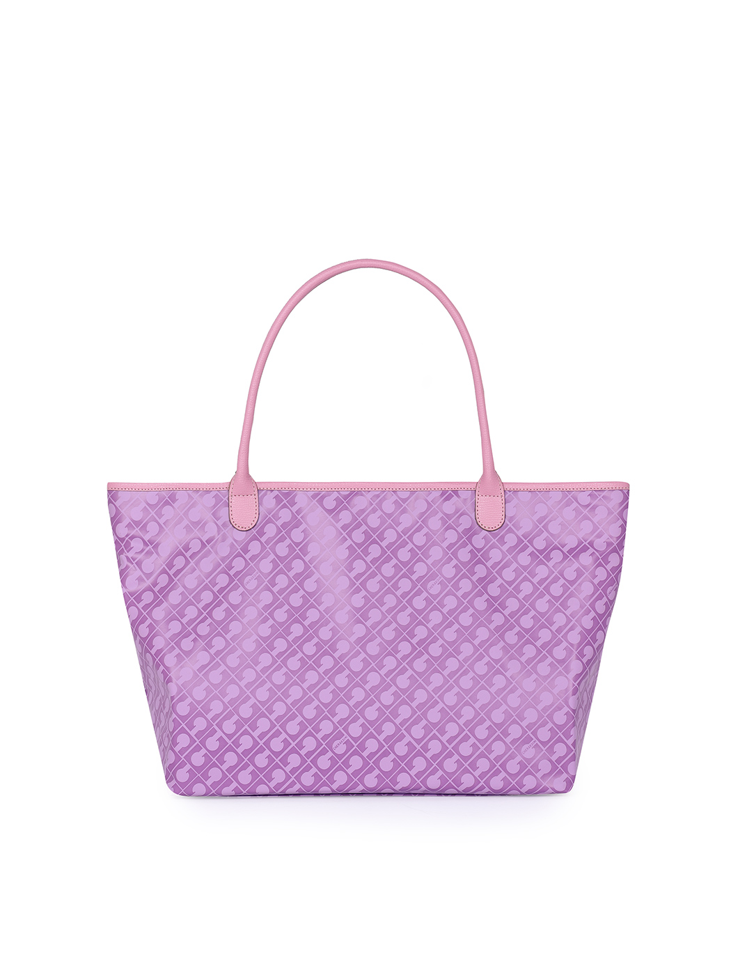 Softy Gherardini Shopper Tote Bag Lavander/Bright Pink 