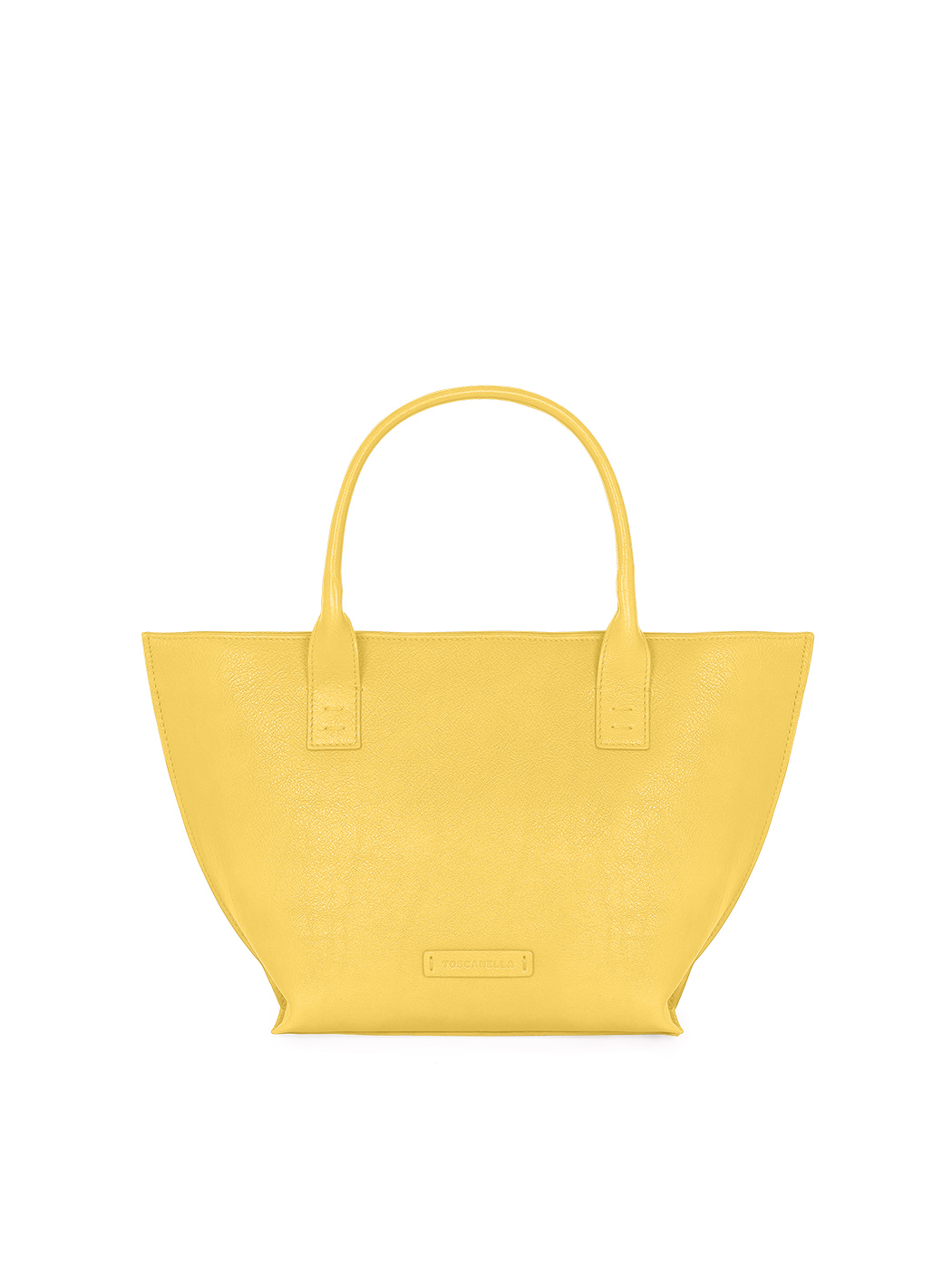 Желтая кожаная сумка