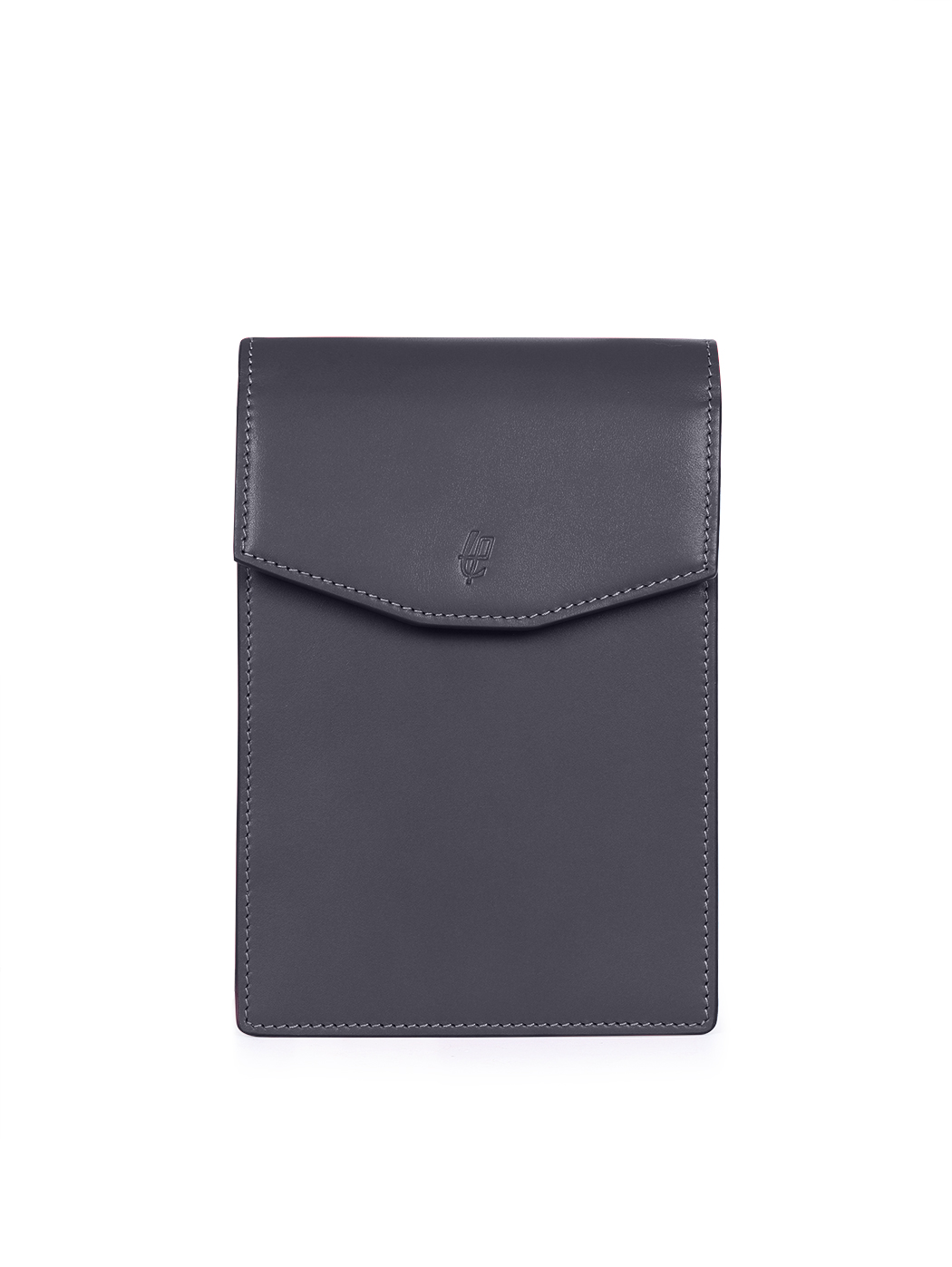 Leather Phone Pouch Crossbody Baranil Blue