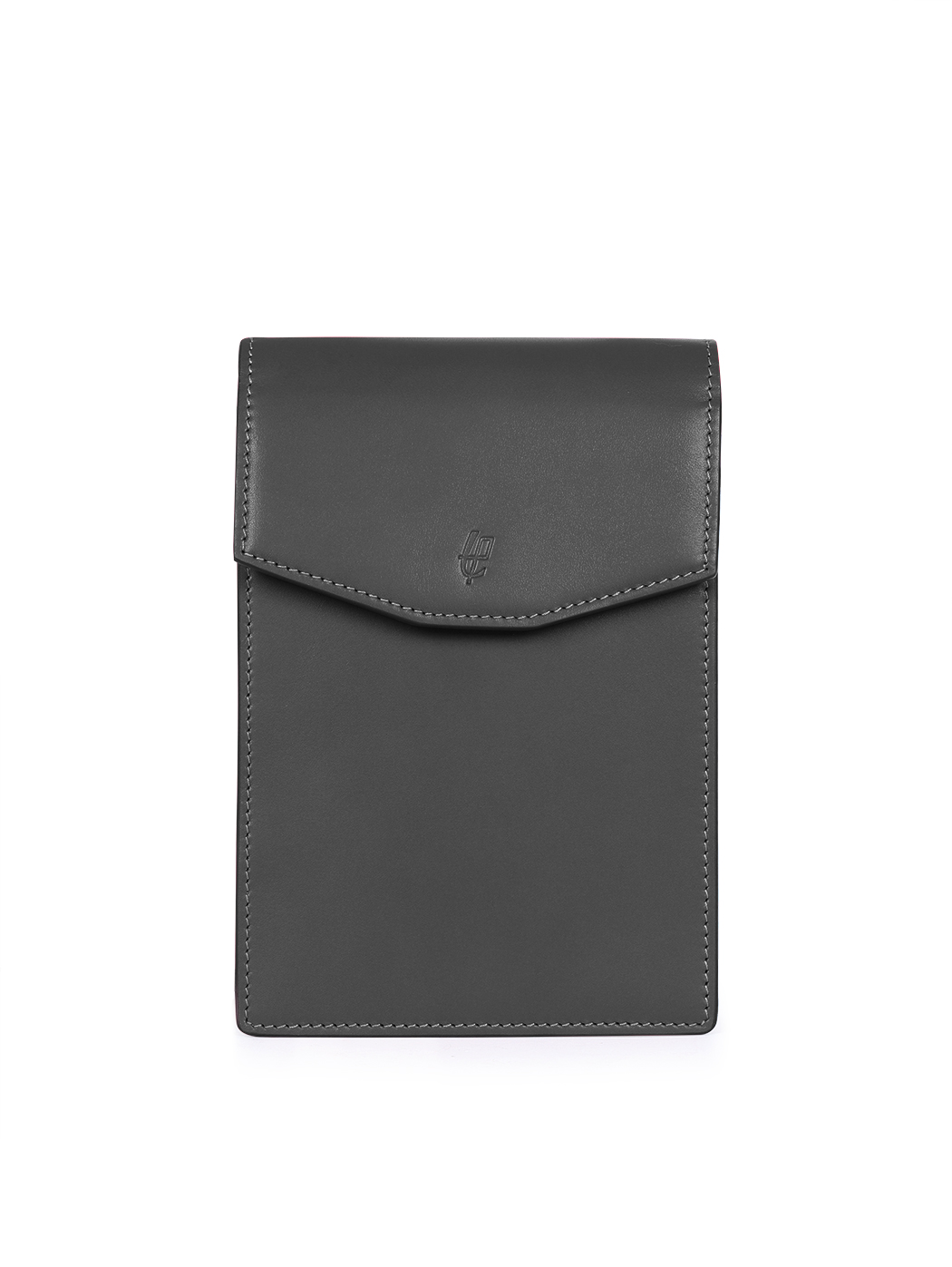 Leather Phone Pouch Crossbody Baranil Black