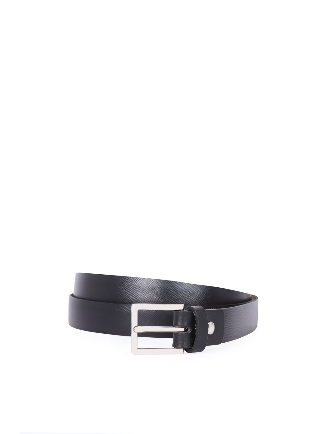 Reversible Saffiano Leather Cut-to-Size Belt 25mm Nero/Fuchsia
