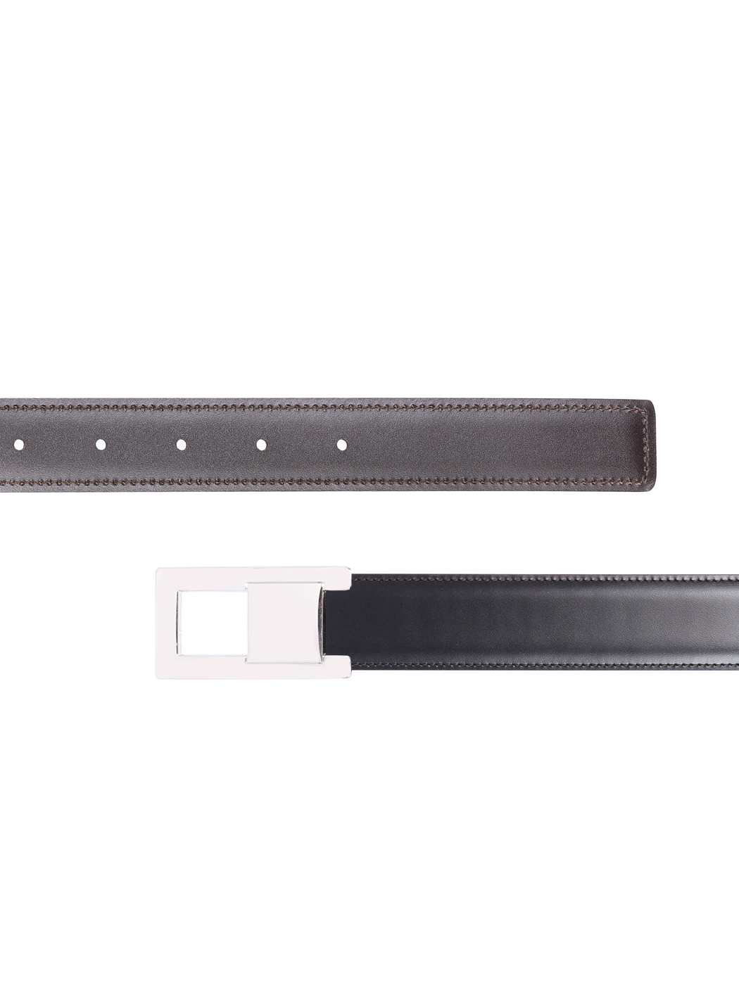 Reversible Leather Belt 30mm Black/Brown