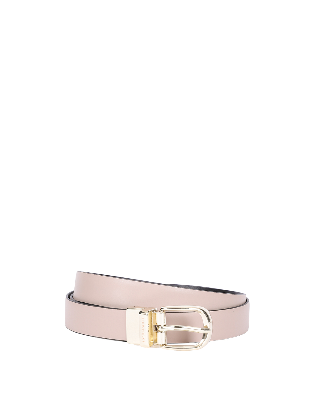 Smooth Leather Reversible Belt 25mm Blush/Black