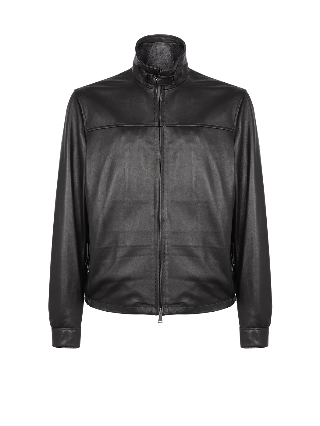 Classic Biker Leather Jacket Black