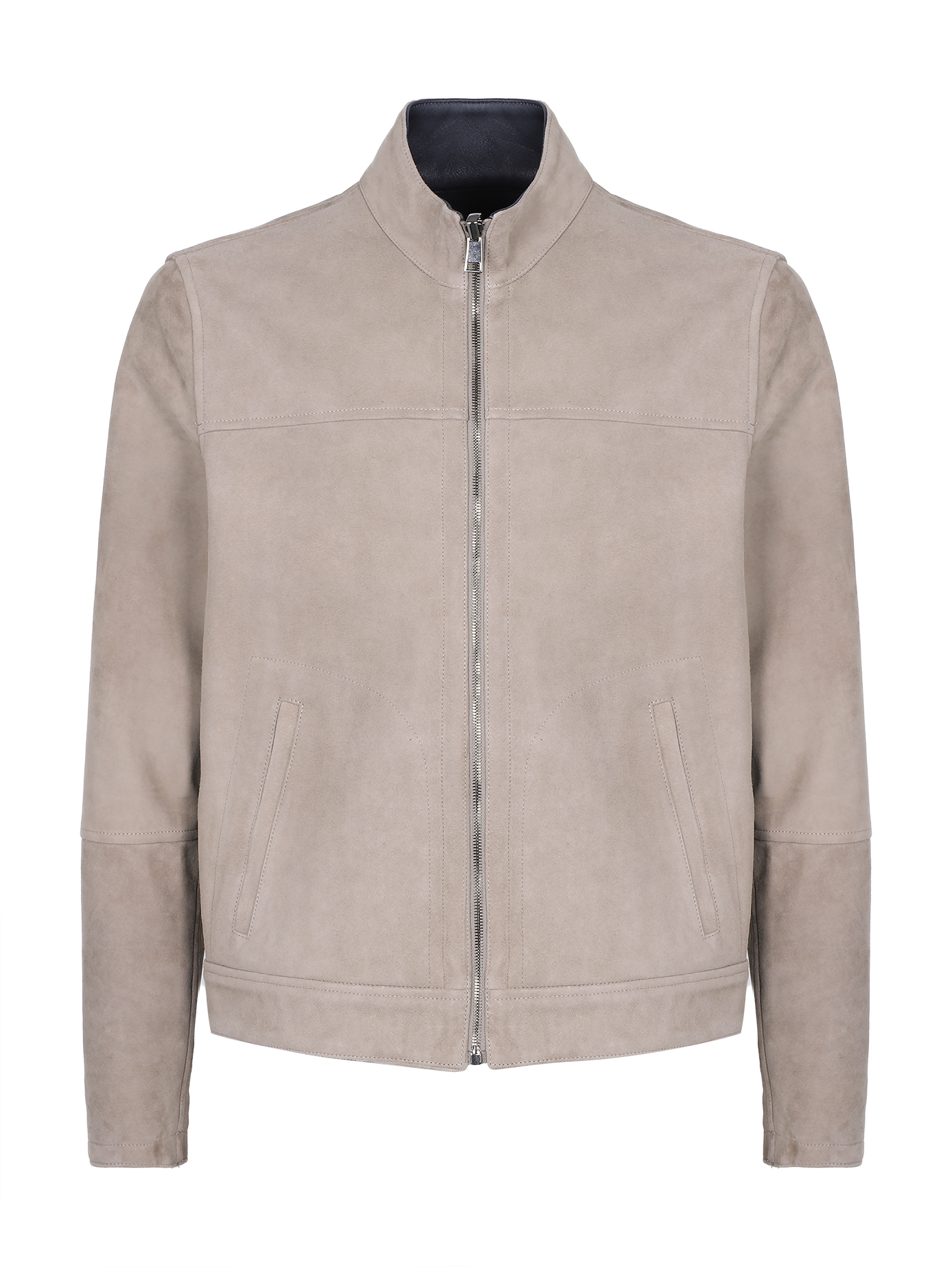 Double-faced Suede Classic Men's Jacket Taupe