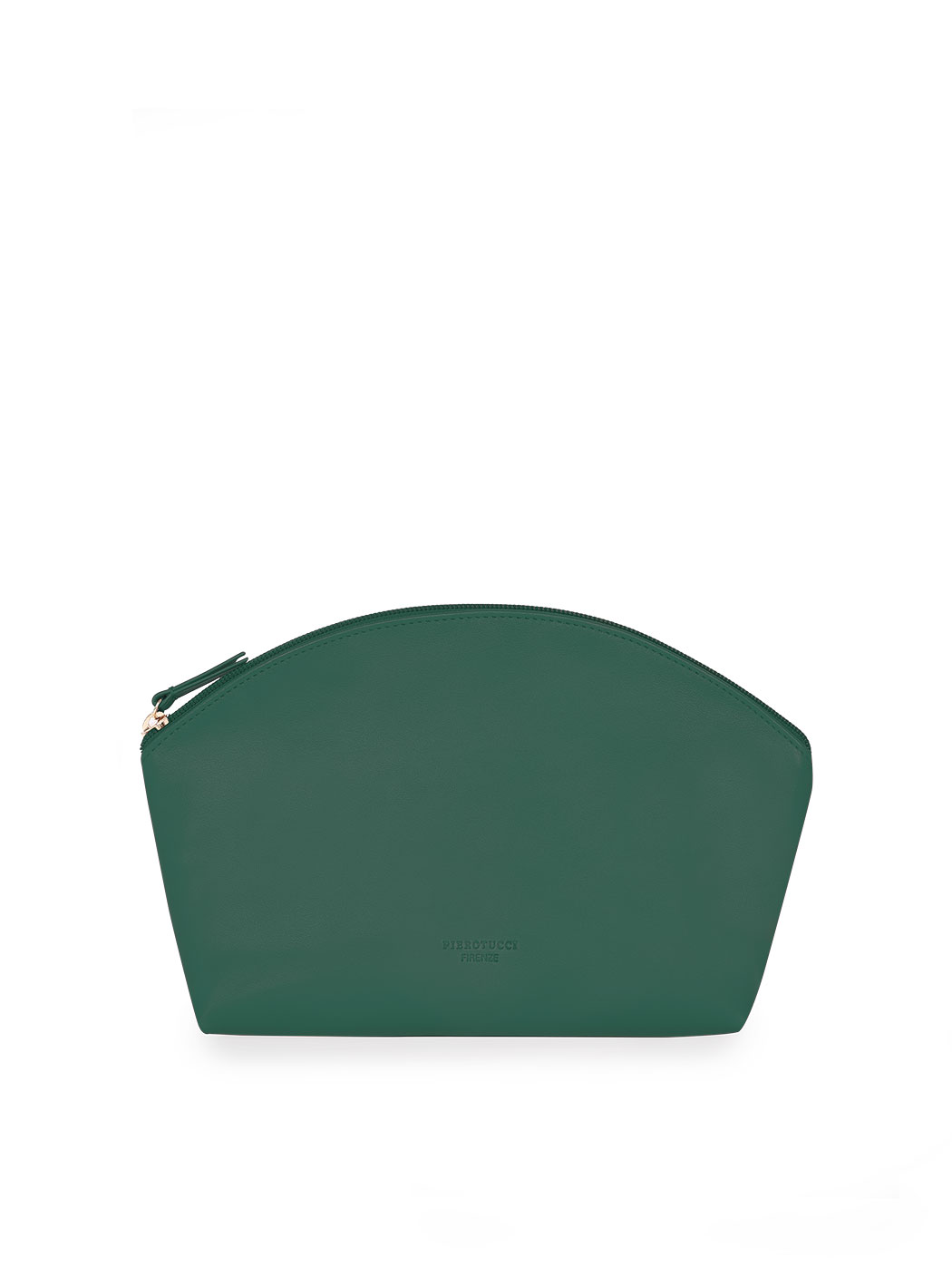 Кожаный клатч на ремне зеленого цвета