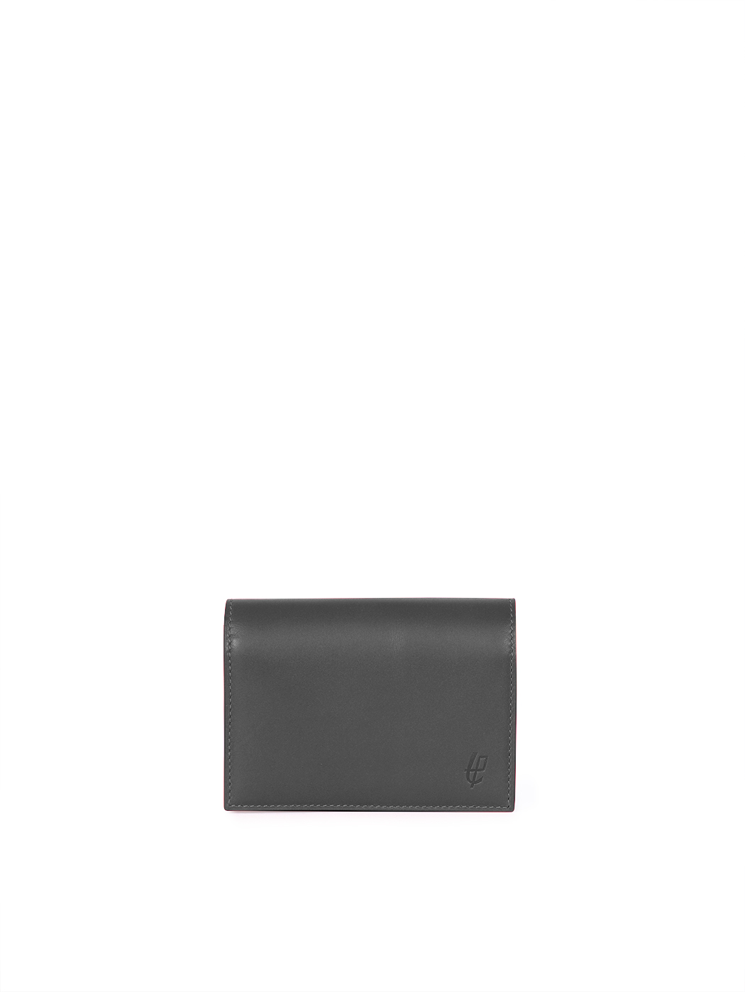 Compact Card Holder Baranil Leather Black