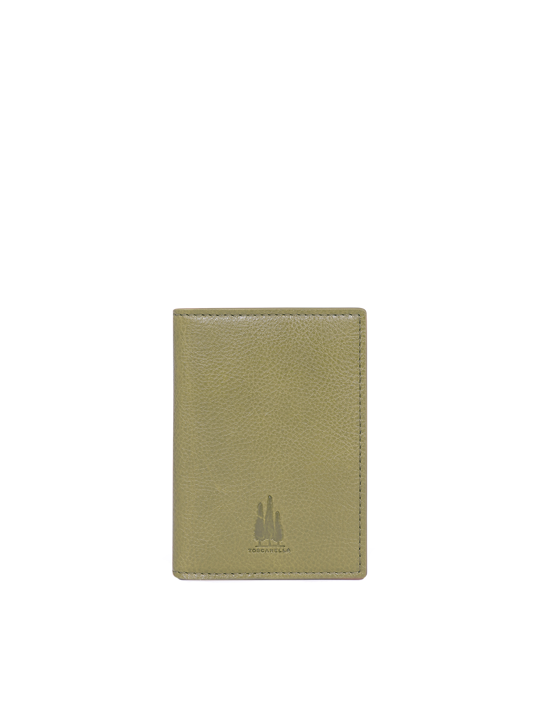 Card Holder with Window Olive green