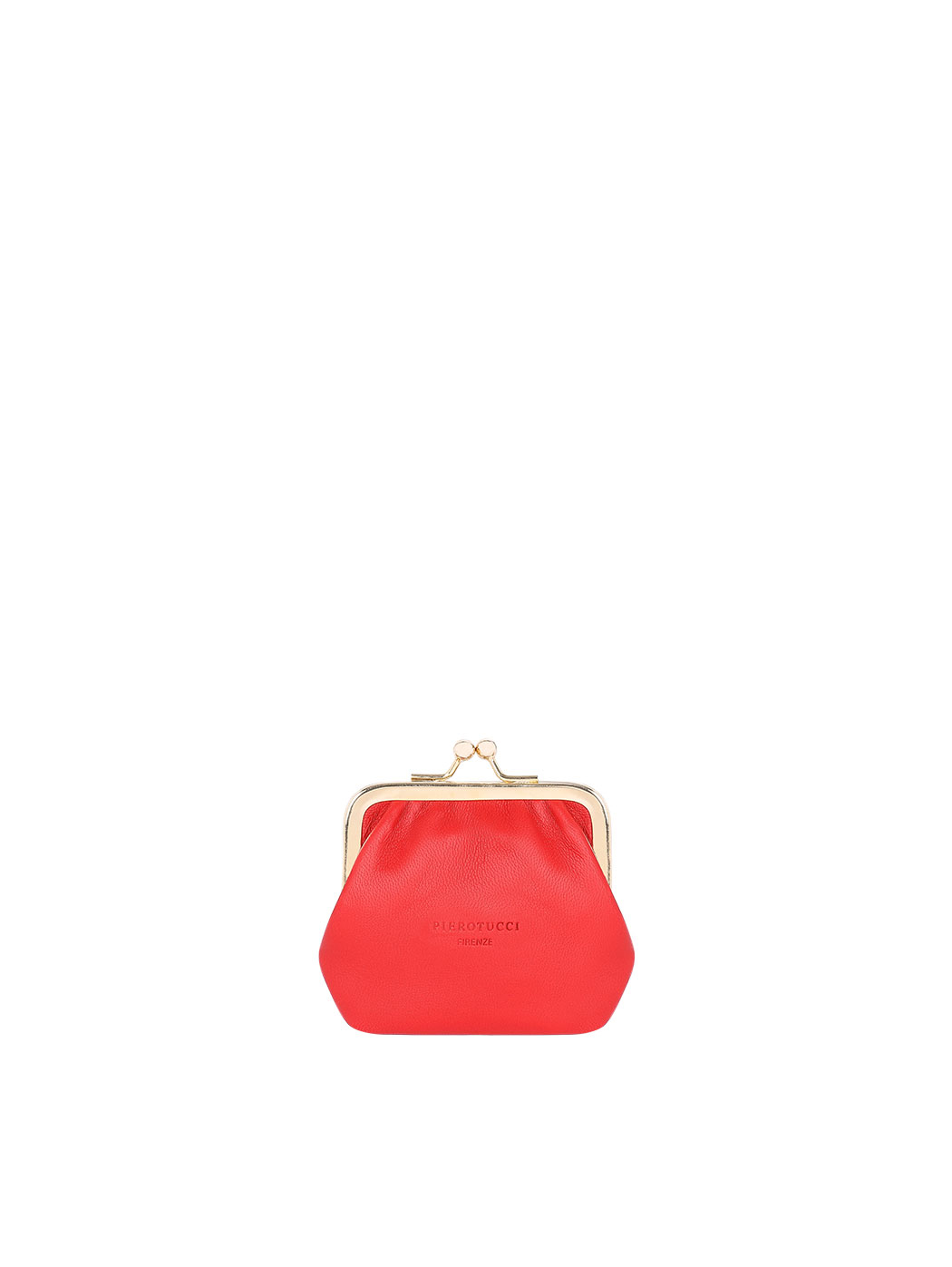 Small Kiss Lock Coin Purse Red