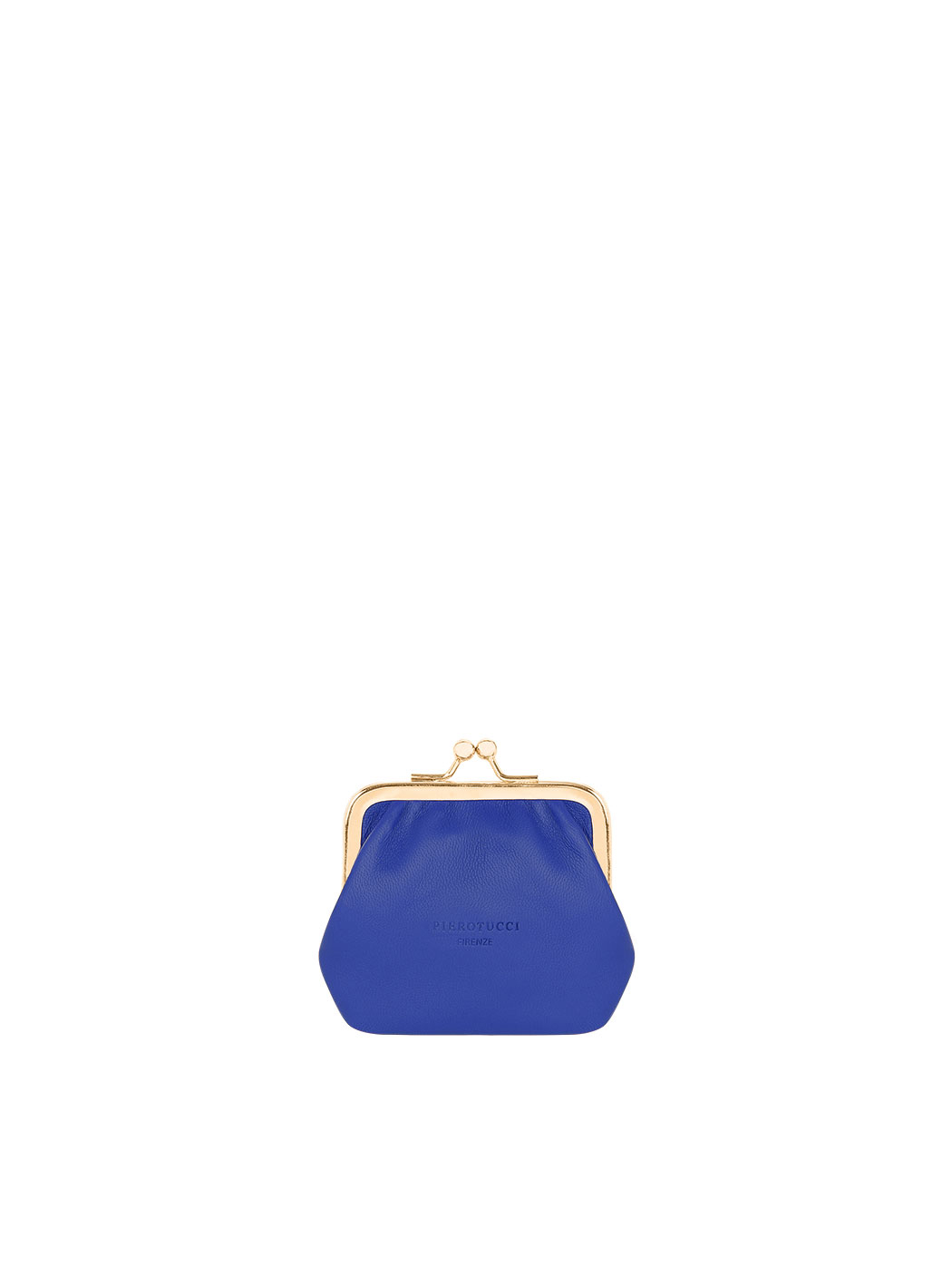 Small Kiss Lock Coin Purse Blue