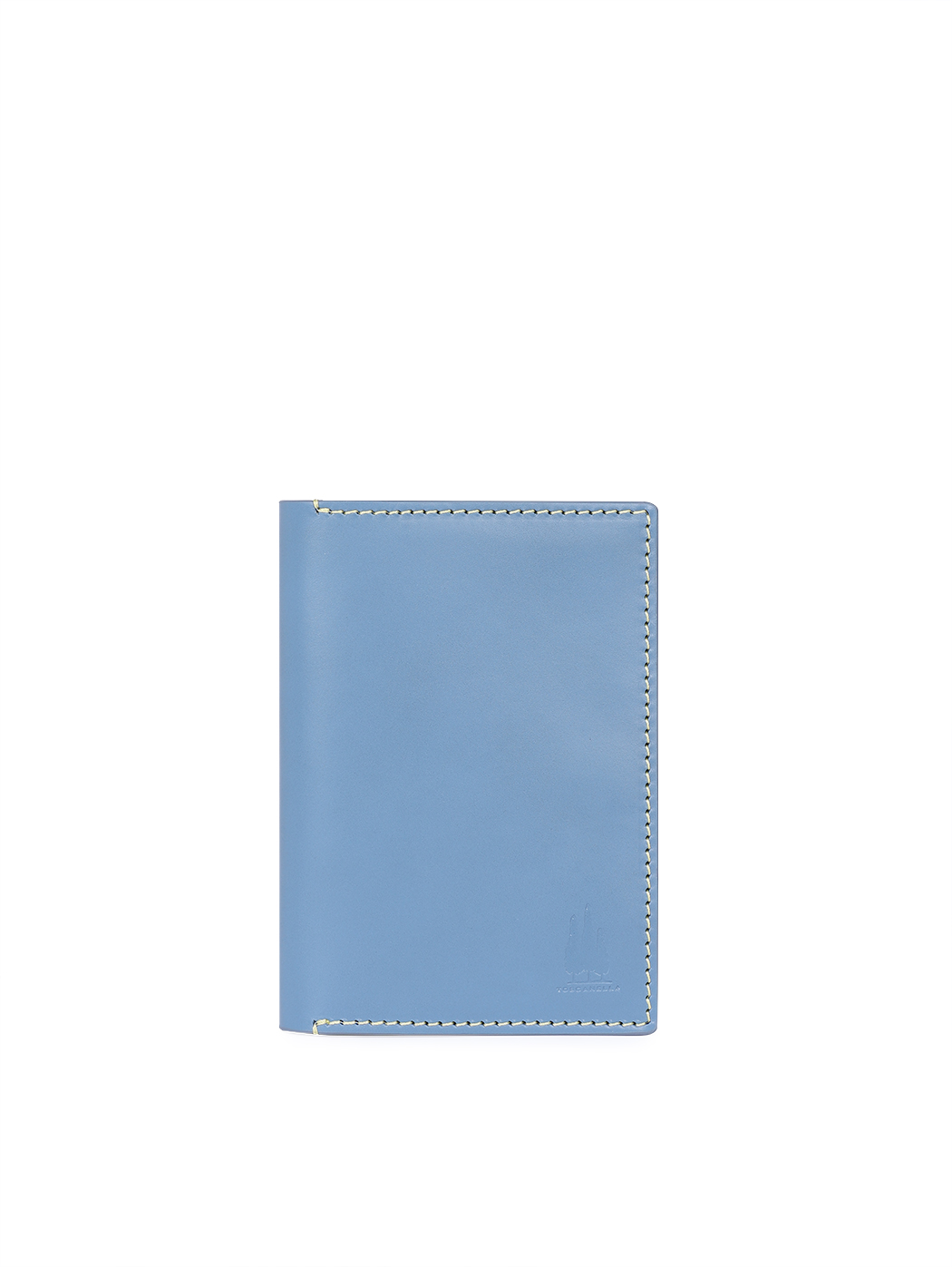 Travel Passport Cover Leather Sky Blue