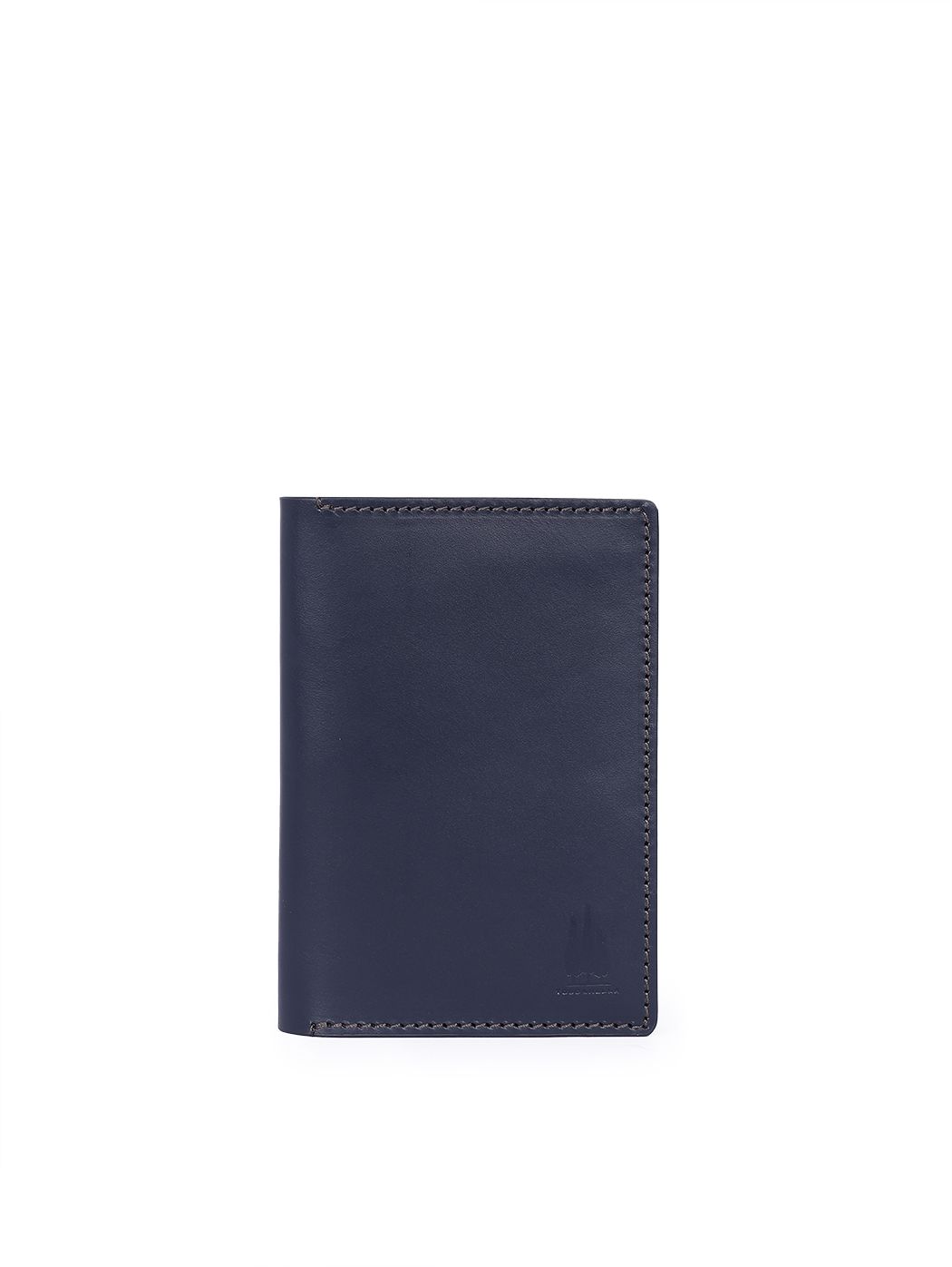 Travel Passport Cover Leather Blue