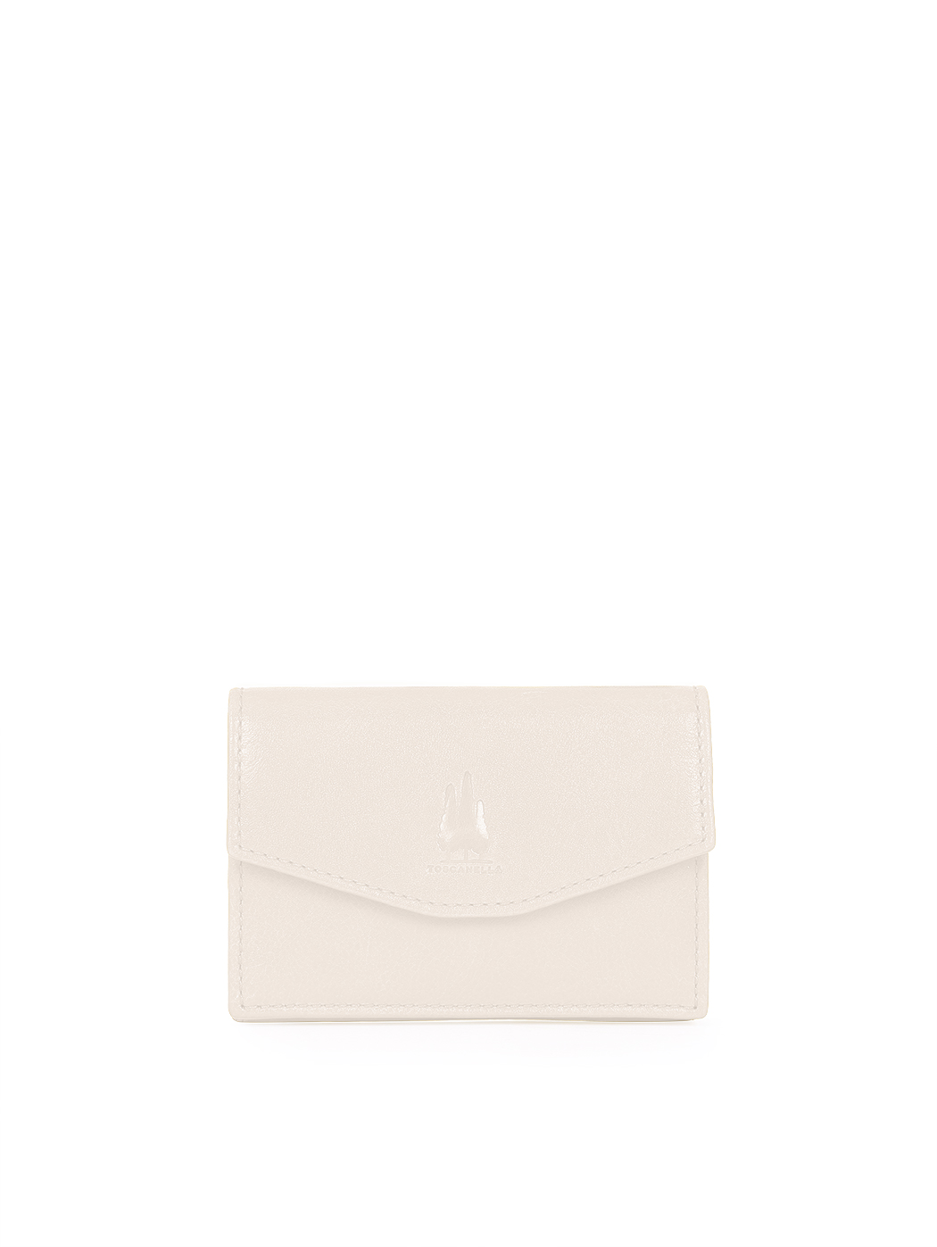 Card Case with button Ivory