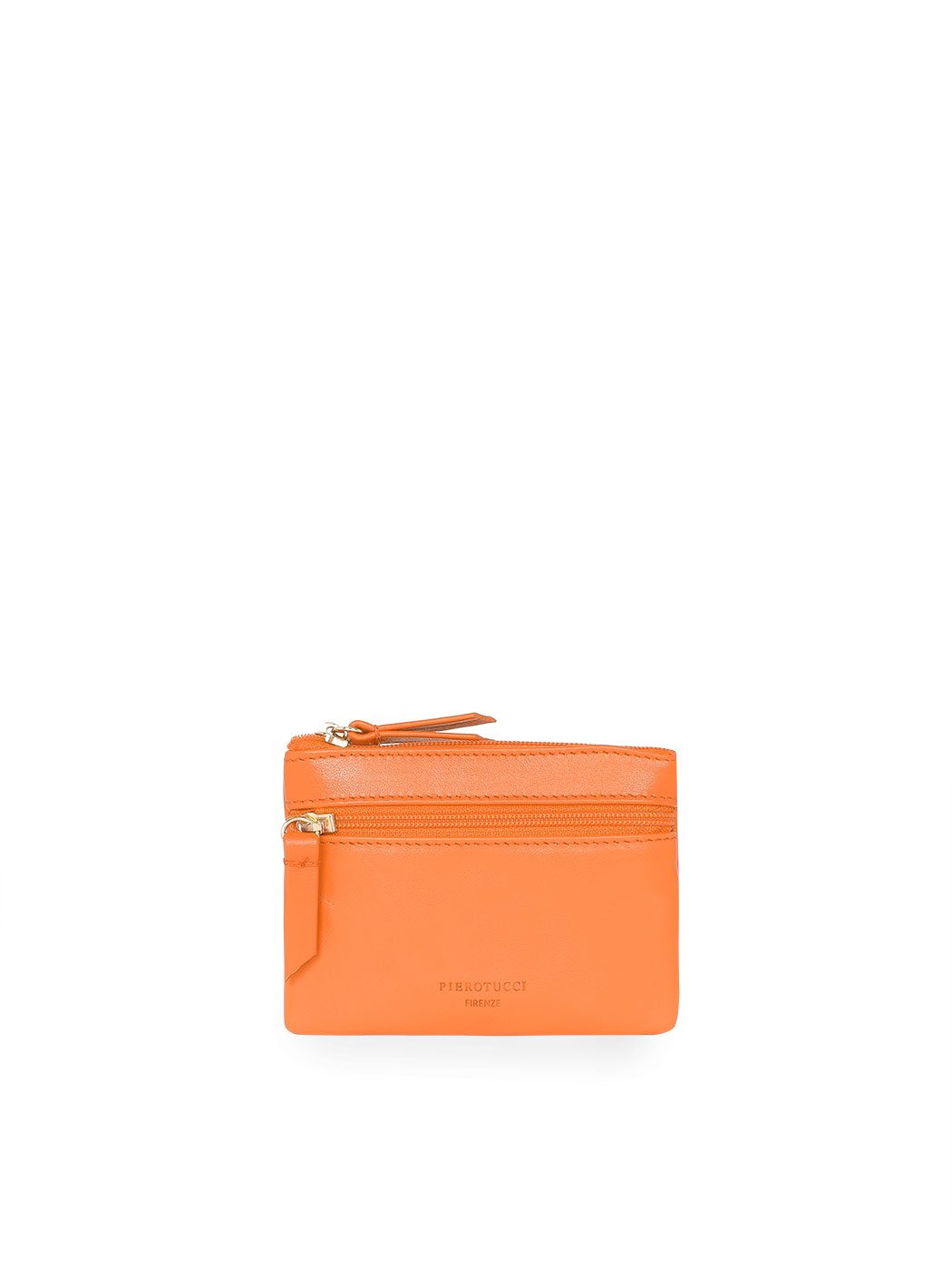 Orange Card and Coin Holder
